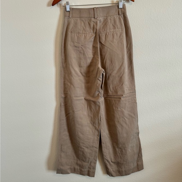 Everlane The Way-High Tencel Drape Wide Leg Pants Tan - Picture 11 of 16